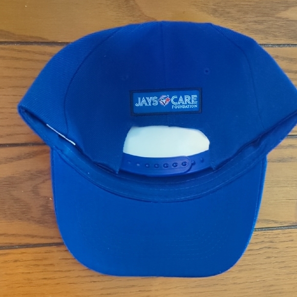 Blue and White Cap with Bird and Leaf Logo - Picture 2 of 3
